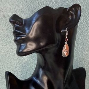 Sterling Silver Maligano Jasper Earrings